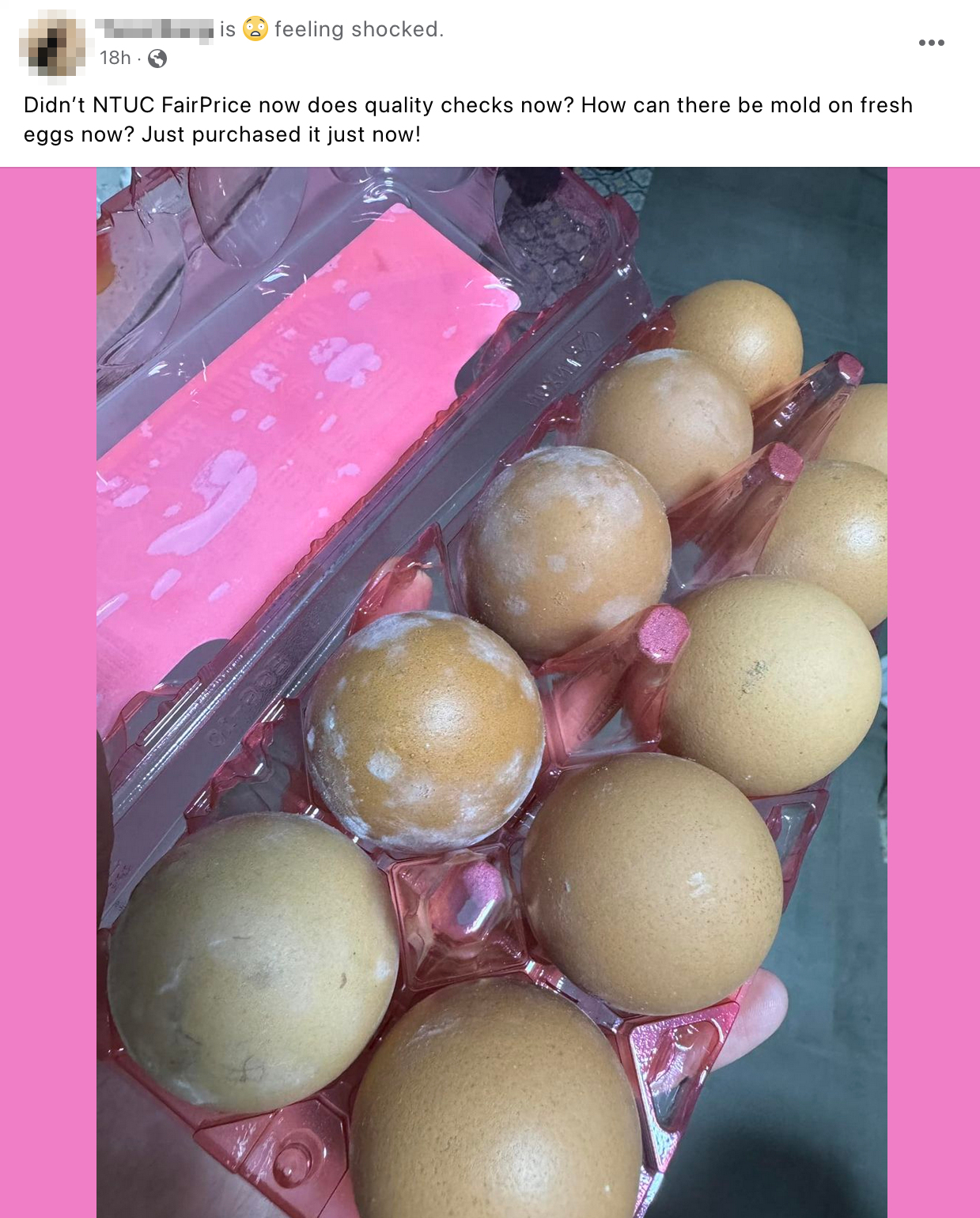 mouldy eggs fairprice