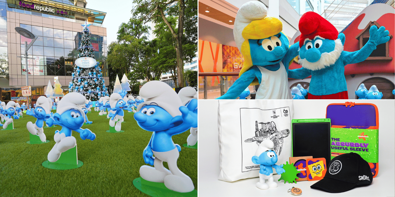 City Square Mall Has Hundreds Of Smurfs On Display, Count Them & Win S$200 Goodie Bag