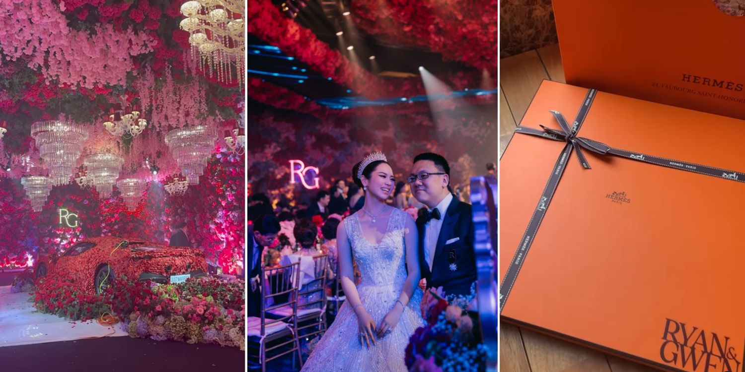 Ex-AirAsia Indonesia President’s Son Has Crazy Rich Wedding With International Stars & Hermès Door Gifts