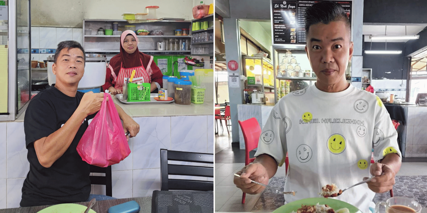 M’sian Man Saves Nasi Lemak Stall From Closure By Paying Off One Year’s Rent