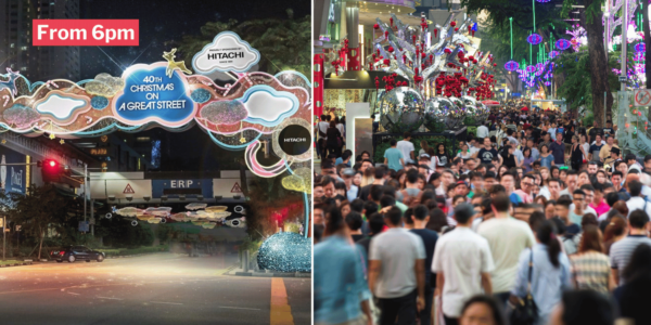 Orchard Road Will Be Closed To Vehicles On Christmas Eve, Large Crowds Expected In The Area