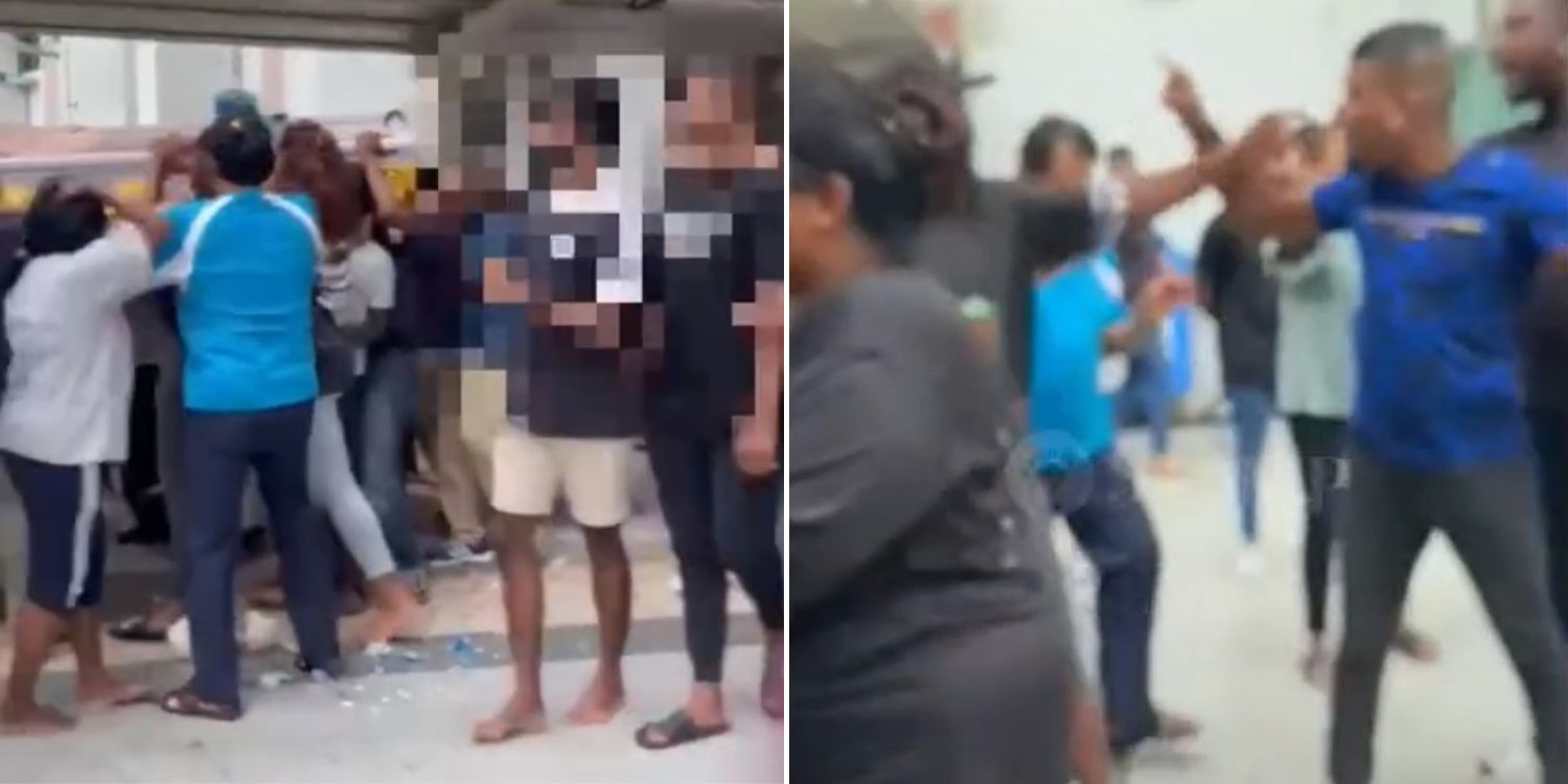 Struggle Erupts Around Coffin At Jurong East Funeral, Dispute Reportedly Between Deceased's Family & Boyfriend