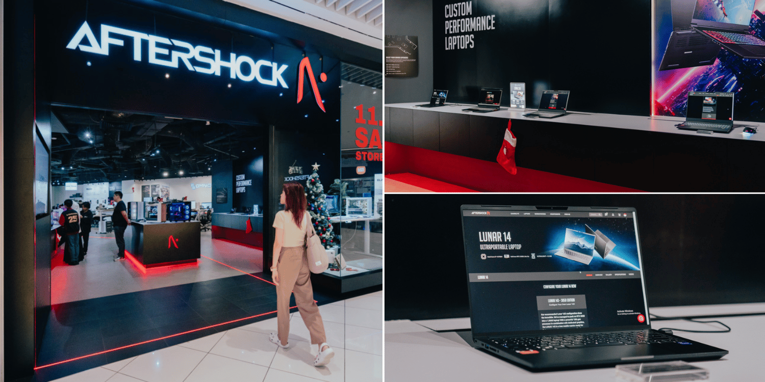 AFTERSHOCK PC Has Up To S$699 Off Customisable Laptops, Get Them For Gaming Or WFH