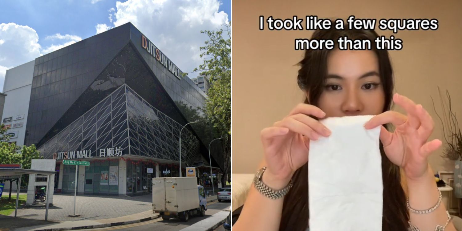 Woman Claims AMK Mall Security Guard Threatened To Call Police After She Took Toilet Paper From Bathroom