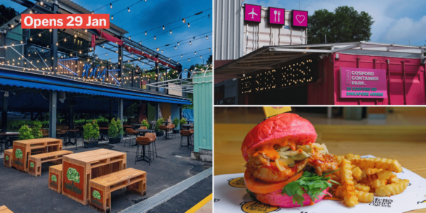 F&B Container Park Opening In Changi With Food, Live Music & Airport Runway Views