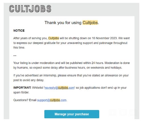 cultjobs jobs