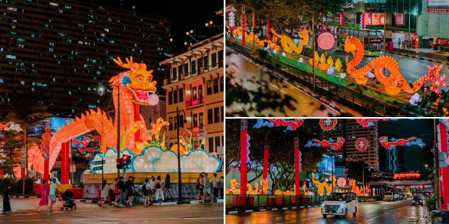 Majestic Dragons Descend Upon Chinatown For CNY 2024 LightUp, An