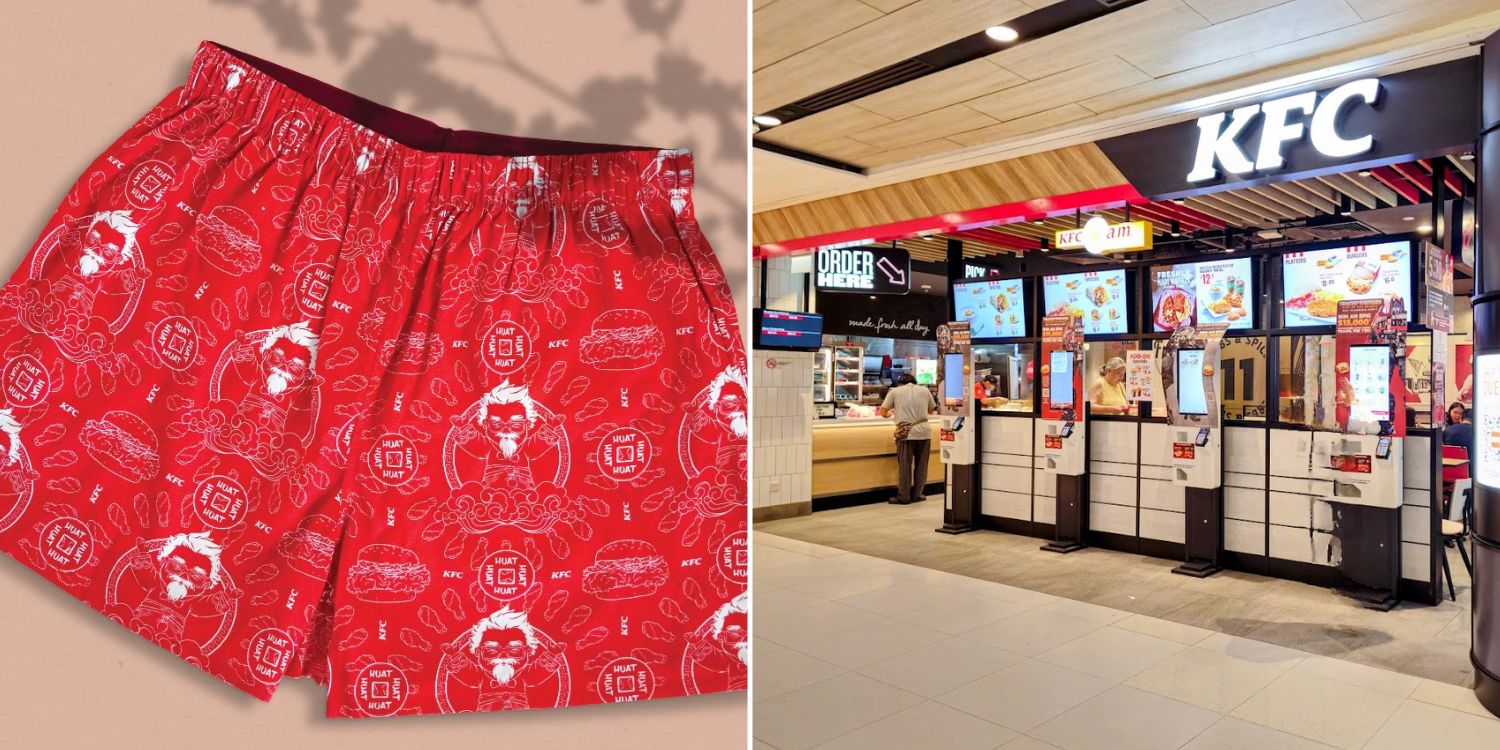 KFC Has 888 Pieces Of Limited-Edition CNY Shorts, It's The Red Apparel You  Need To Huat