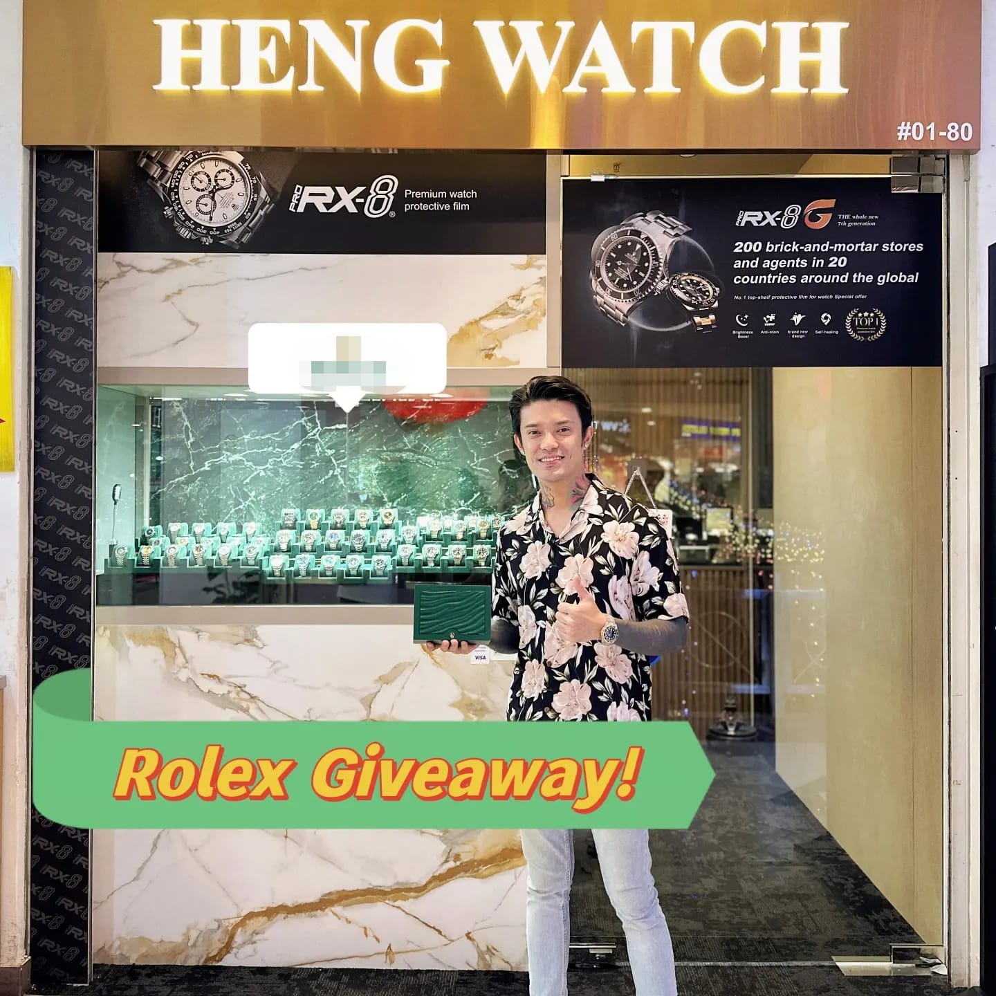 Rochor Watch Shop Giving Away Rolex Timepiece To Celebrate