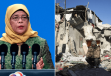‘Degradation of the human soul’: Halimah calls out Gaza bombings while death toll nears 30,000