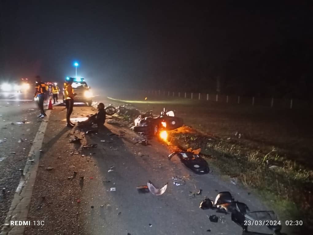 Rider Johor accident