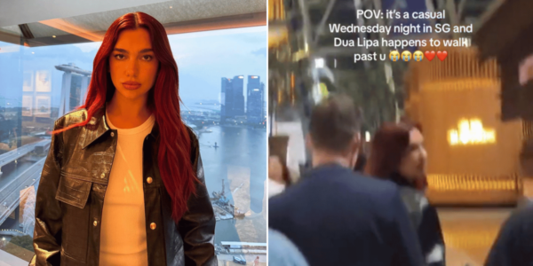 Pop star Dua Lipa in S’pore for 24 hours, fans spot her at MBS