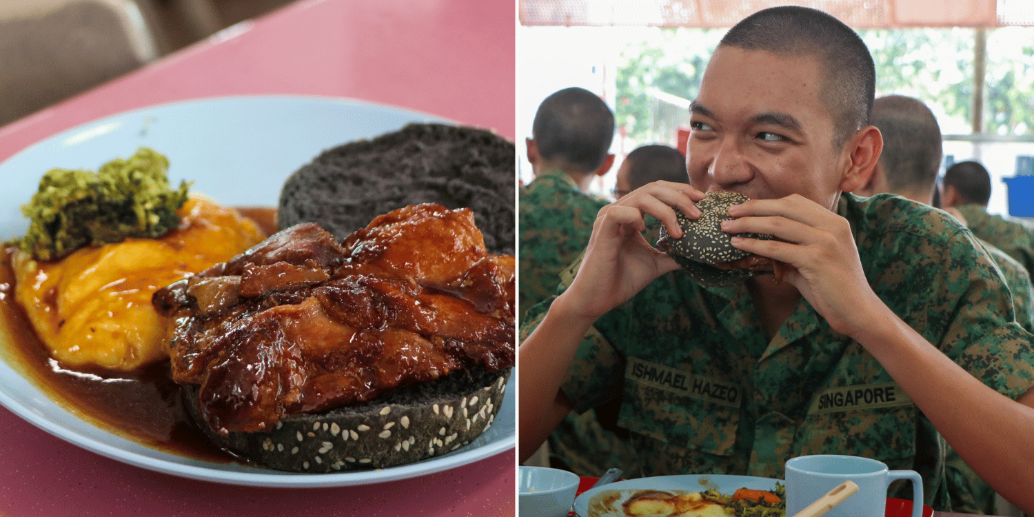 BMTC recruits enjoy teriyaki chicken burger that resembles McDonald's Ninja Burger