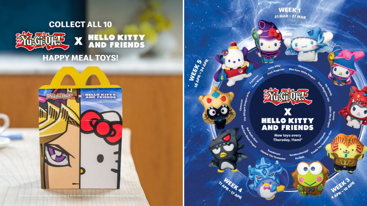 McDonald s S pore has Yu Gi Oh Hello Kitty crossover Happy Meal