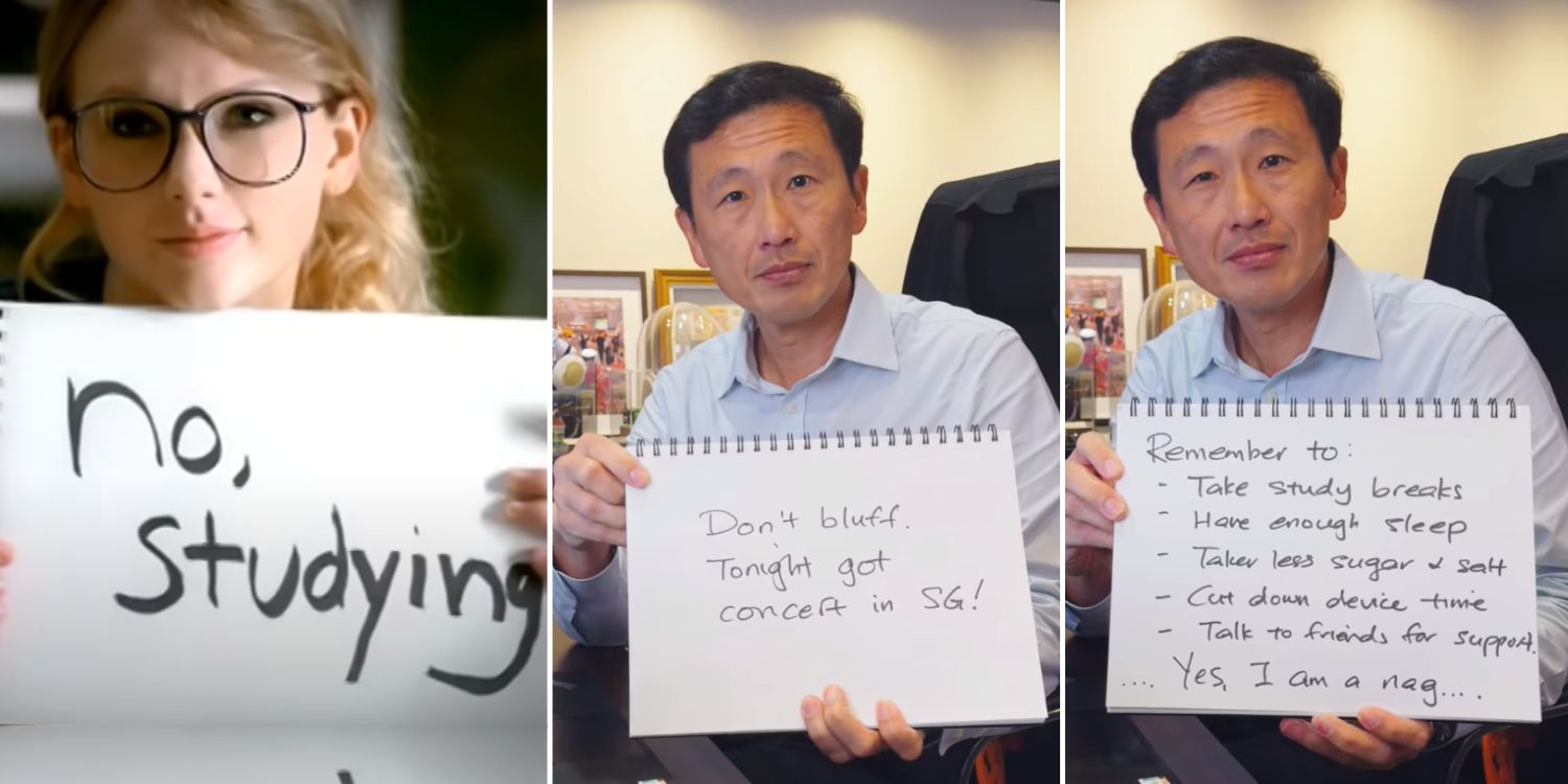 Ong Ye Kung ‘writes messages’ to Taylor Swift in music video parody, encourages healthy habits