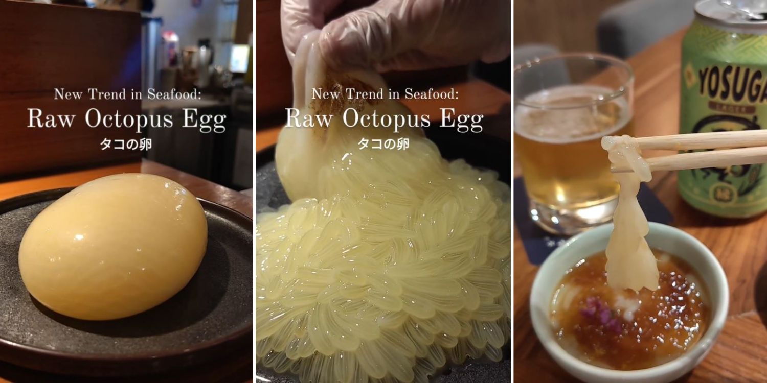 Restaurant in S'pore adds raw octopus eggs to menu, receives backlash