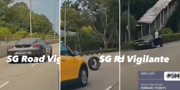 Loose tyre flies off Ferrari on Farrer Road, driver forced to stop car at roadside