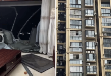 3 people fall to deaths after strong winds blow them out of high-rise apartment in China