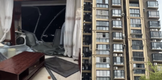 3 people fall to deaths after strong winds blow them out of high-rise apartment in China