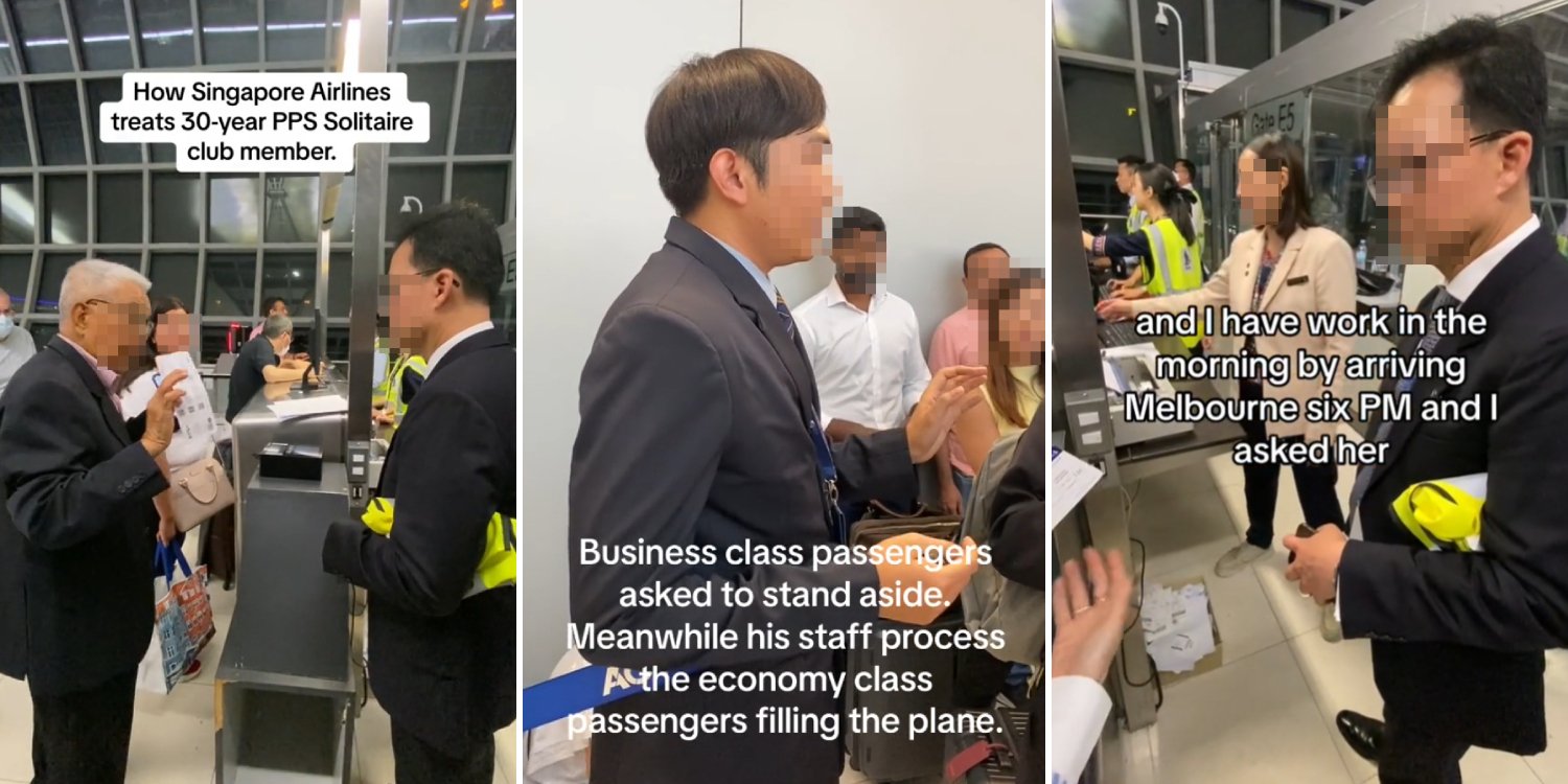 SIA business class passengers unable to board next flight from Bangkok to S'pore after technical fault