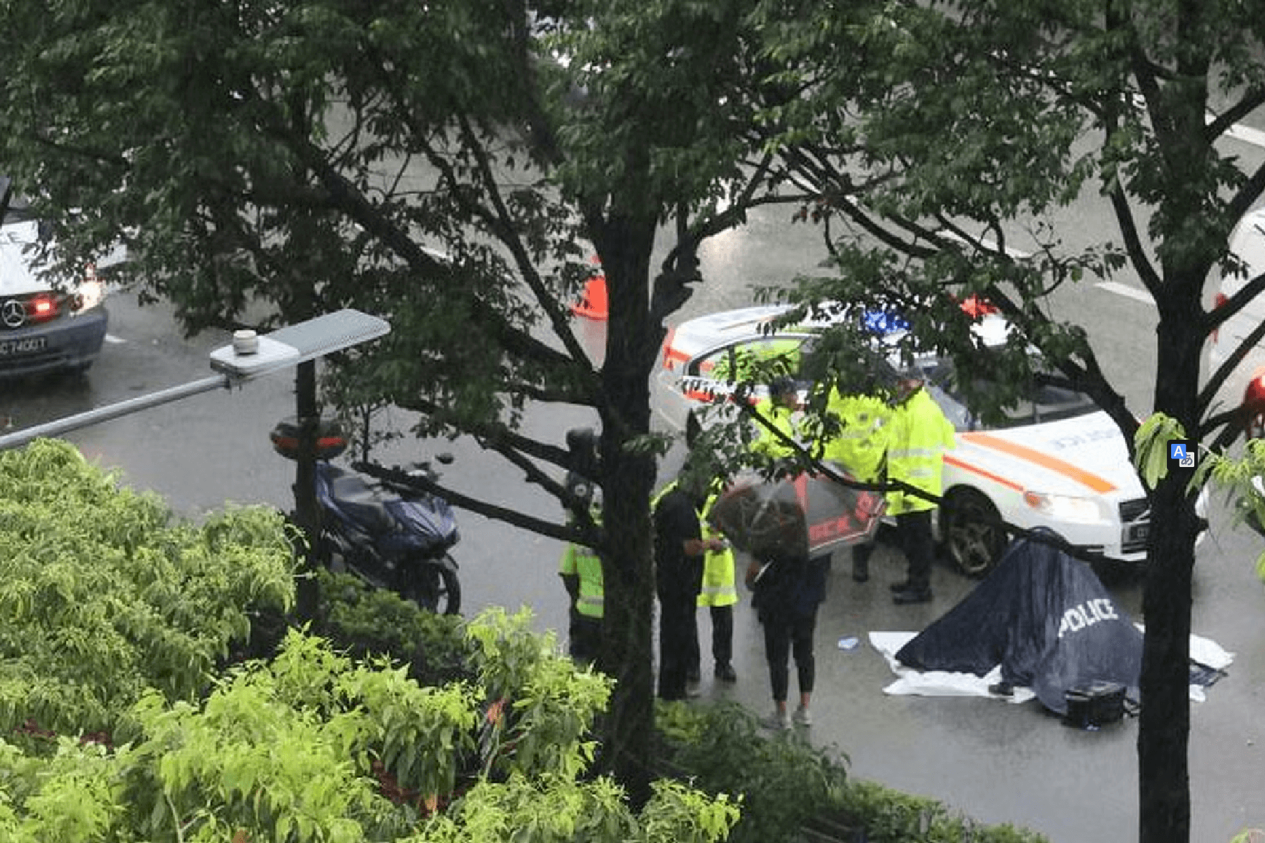 24-year-old motorcyclist dies after colliding with lorry on AYE on 12 April