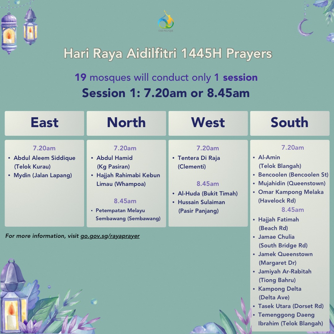 mosques prayer hari raya