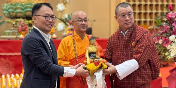 400 year old Buddha statue Bhutan Singapore