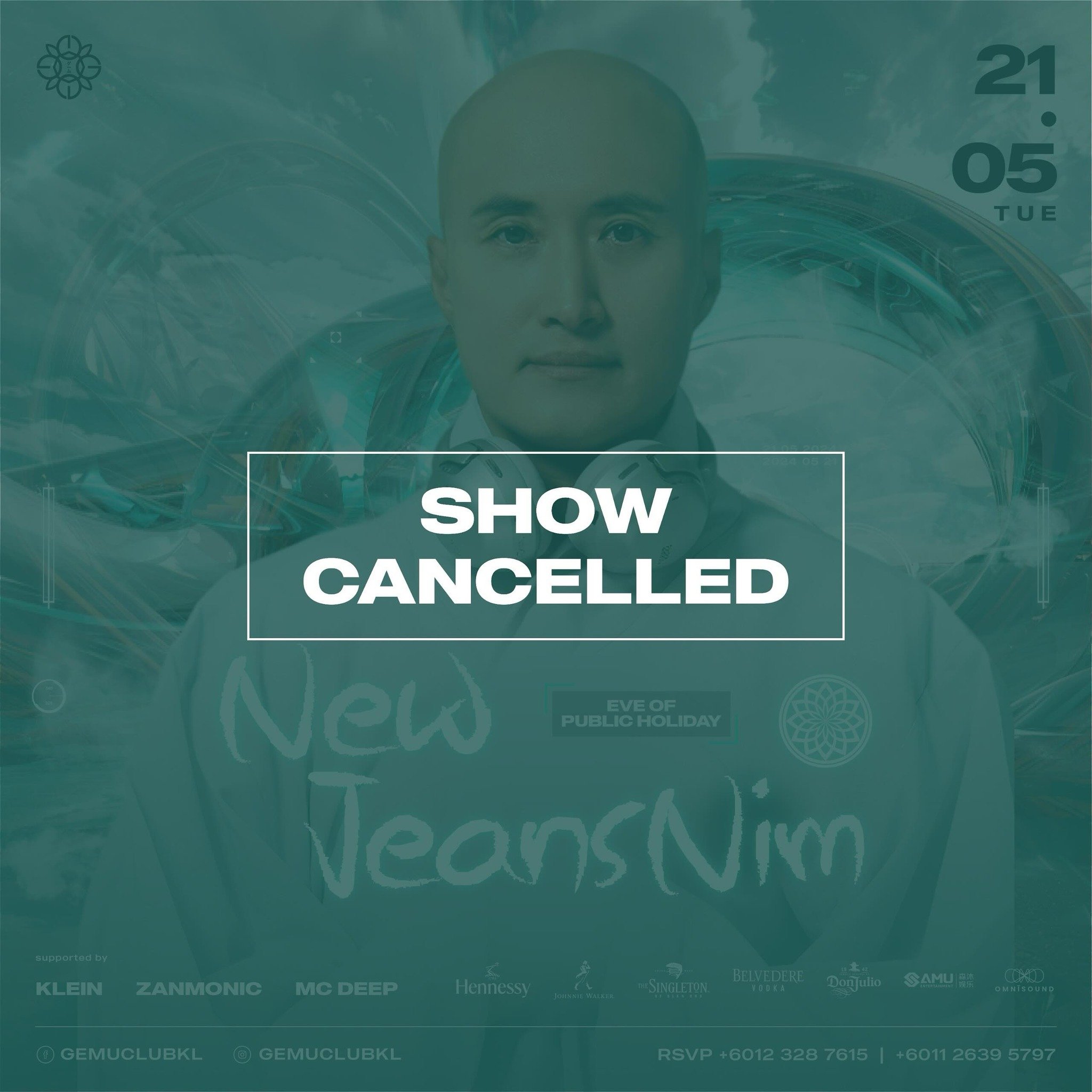  dj NewJeansNim shows cancelled