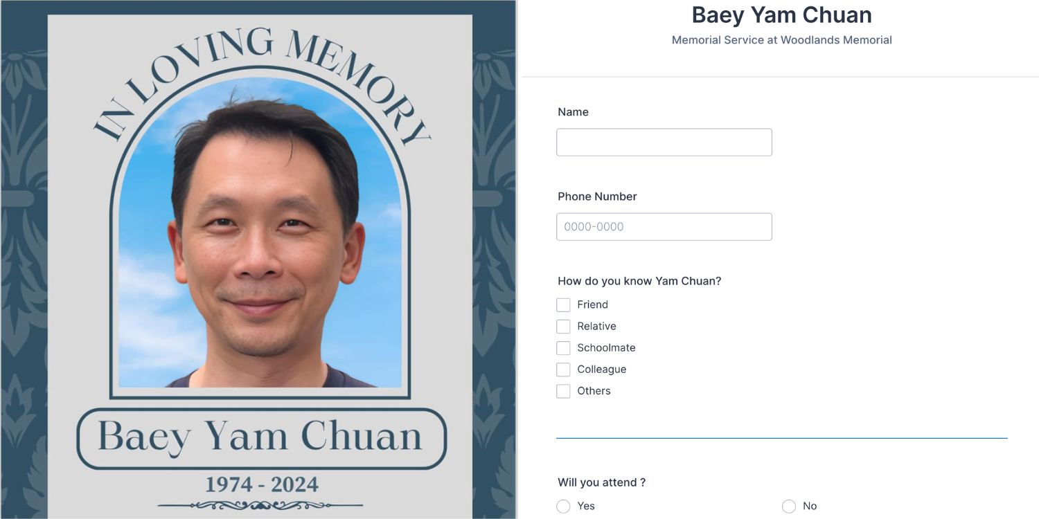 MP Baey Yam Keng's youngest brother dies suddenly of brain haemorrhage