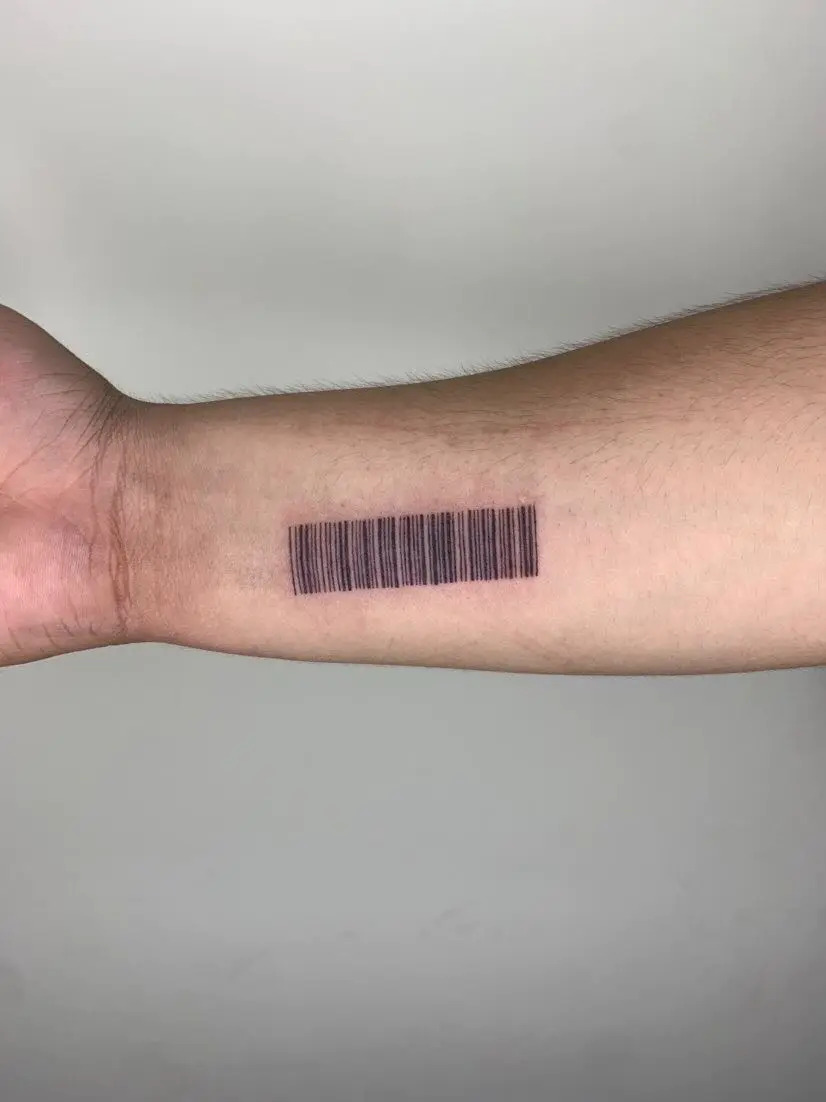 barcode tattoo taiwan 1
