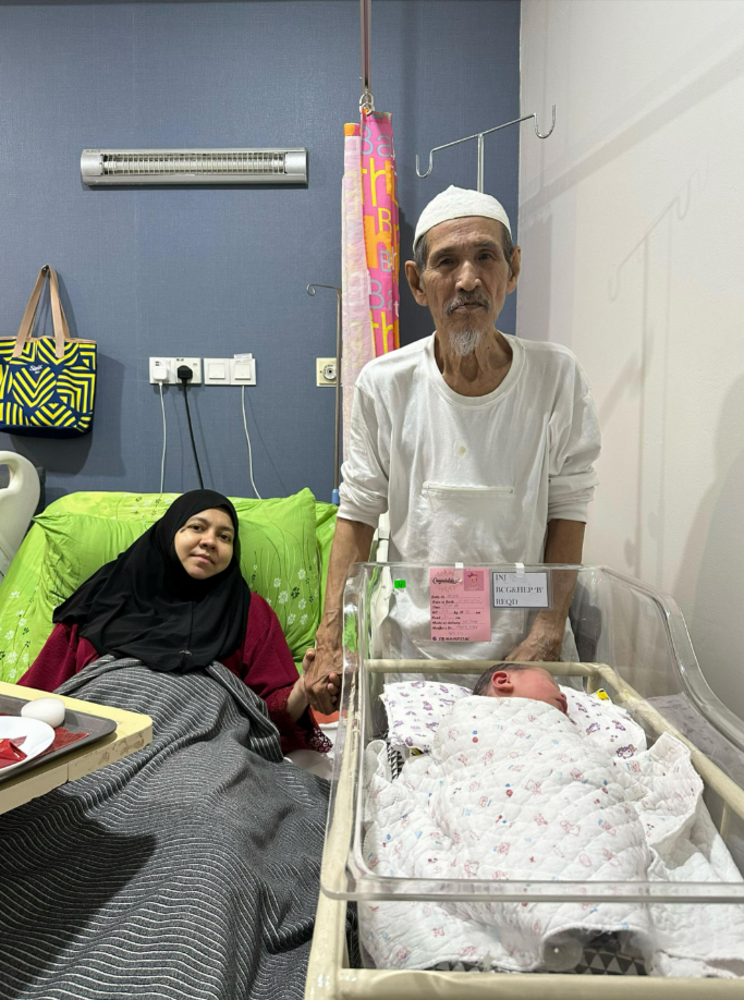 80-year-old man baby Malaysia 3