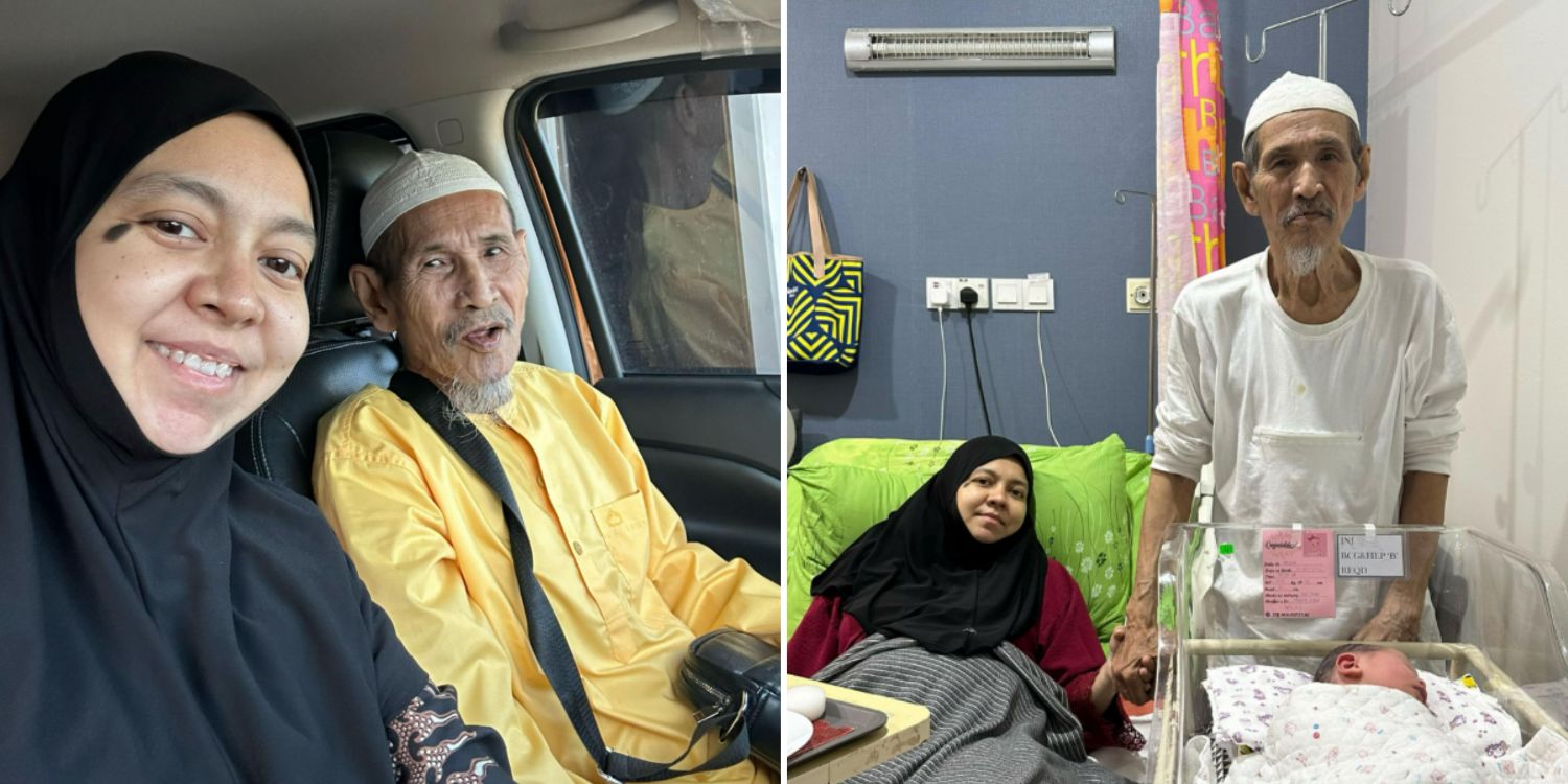 80-year-old man baby Malaysia