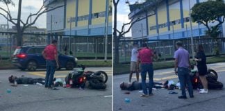 Motorcyclist accident Bishan Street 13