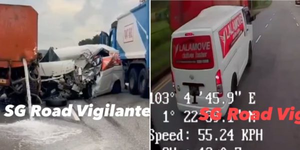 Lalamove van collision Lim Chu Kang featured