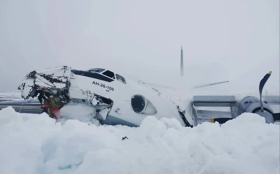 Russian plane emergency landing Arctic 2