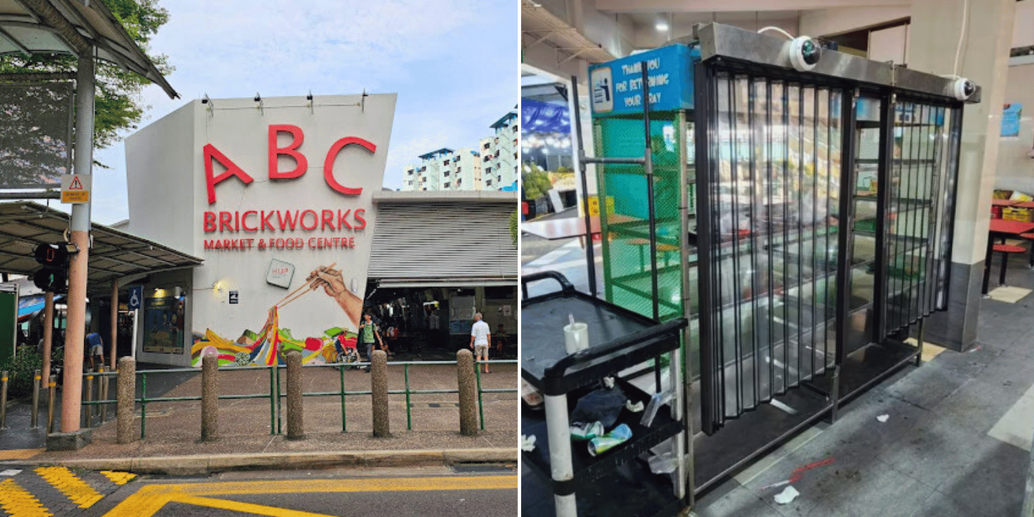 ABC Brickworks Food Centre installs automatic doors at tray return station to ward off birds