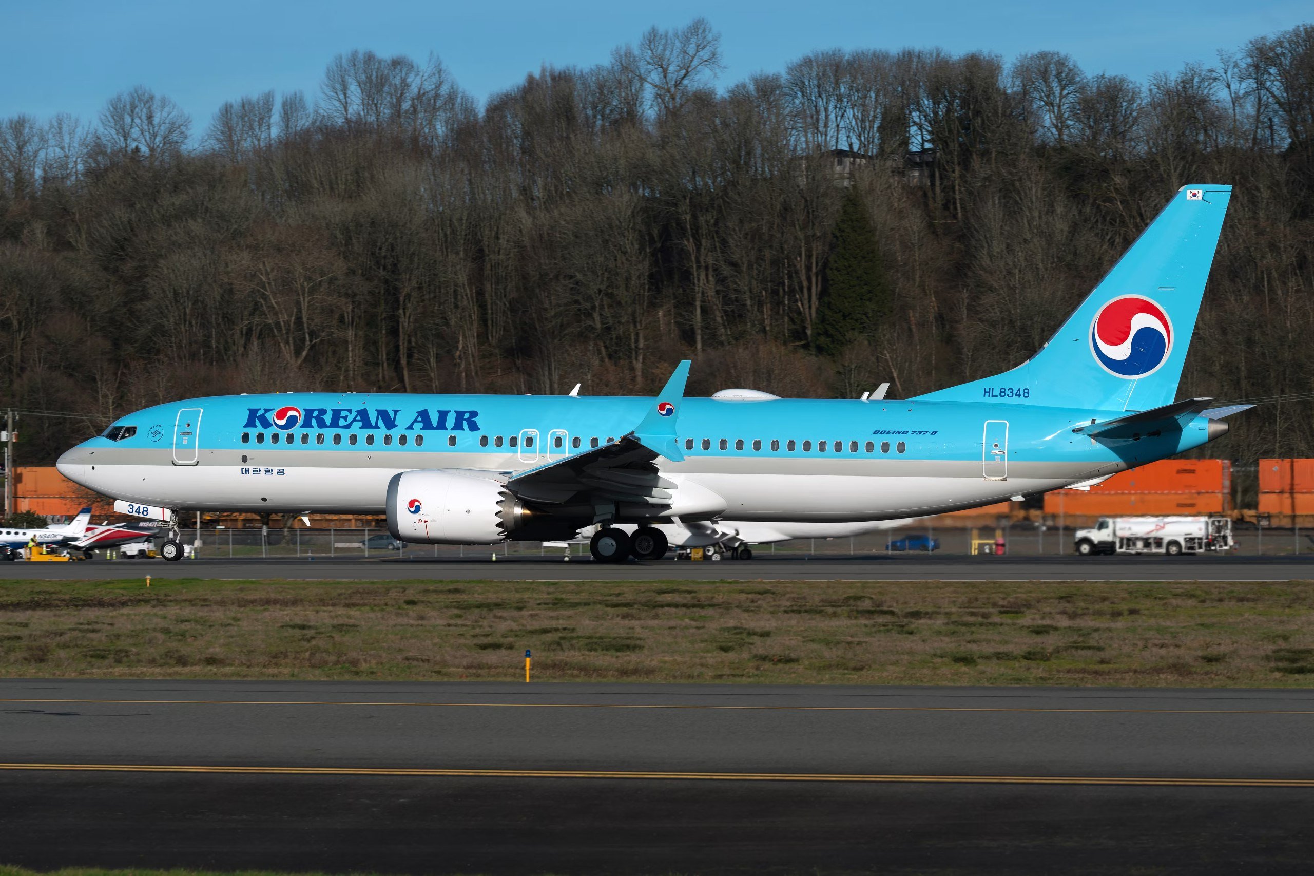 korean air flight falls 2