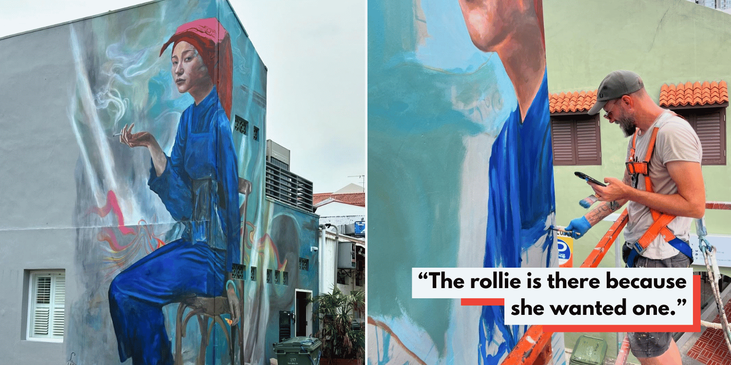 'Such a small thing': Artist behind Chinatown samsui woman mural will remove cigarette if URA clamps down