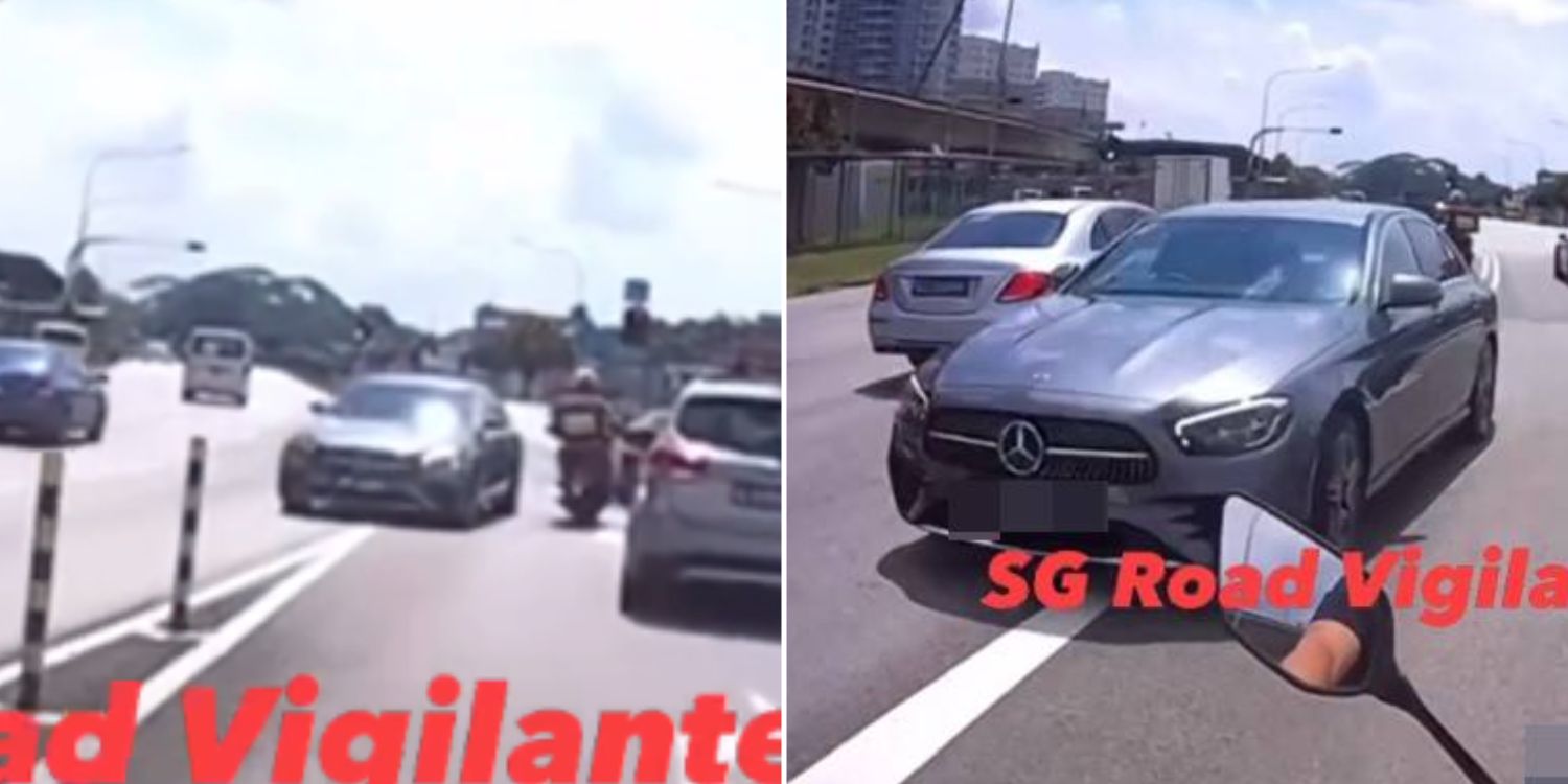Mercedes drives against traffic at Ang Mo Kio, netizens say area can be confusing to navigate