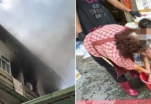 2-year-old girl burns to death taiwan