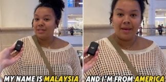 American woman named Malaysia