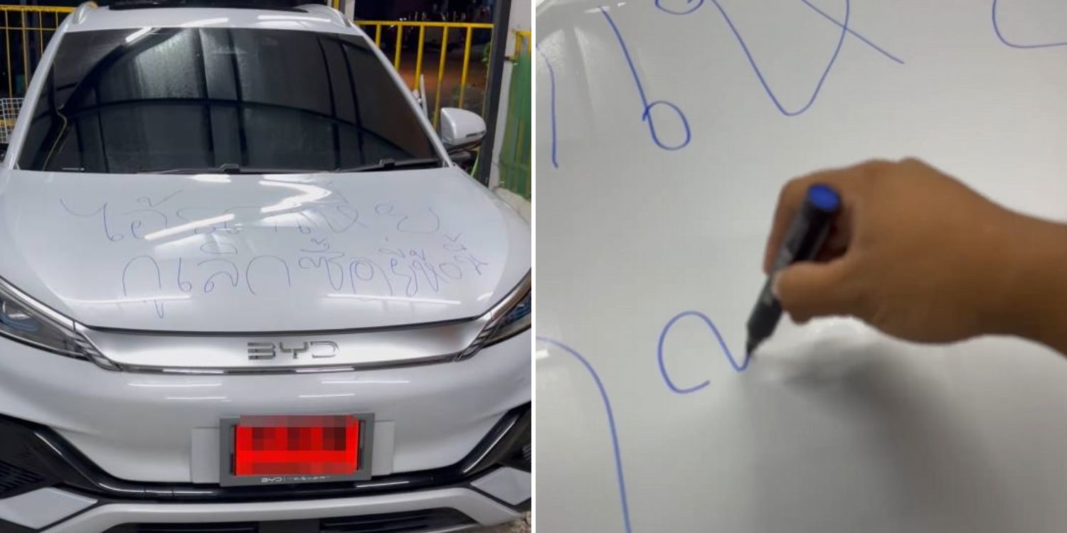 BYD owner in Thailand scribbles on his car after automobile company slashes prices shortly after purchase