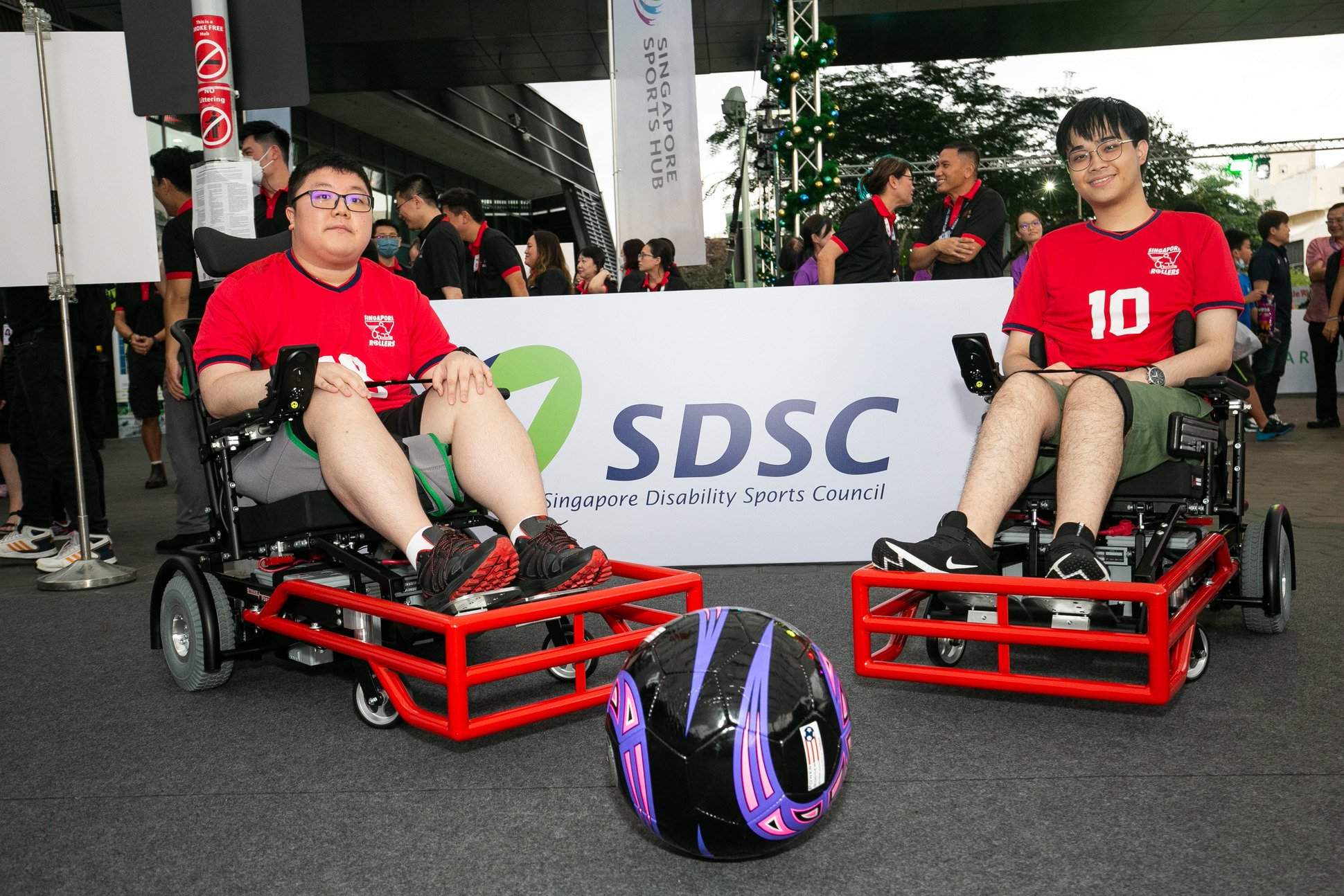 Powerchair football. Source: Singapore Disability Sports Council