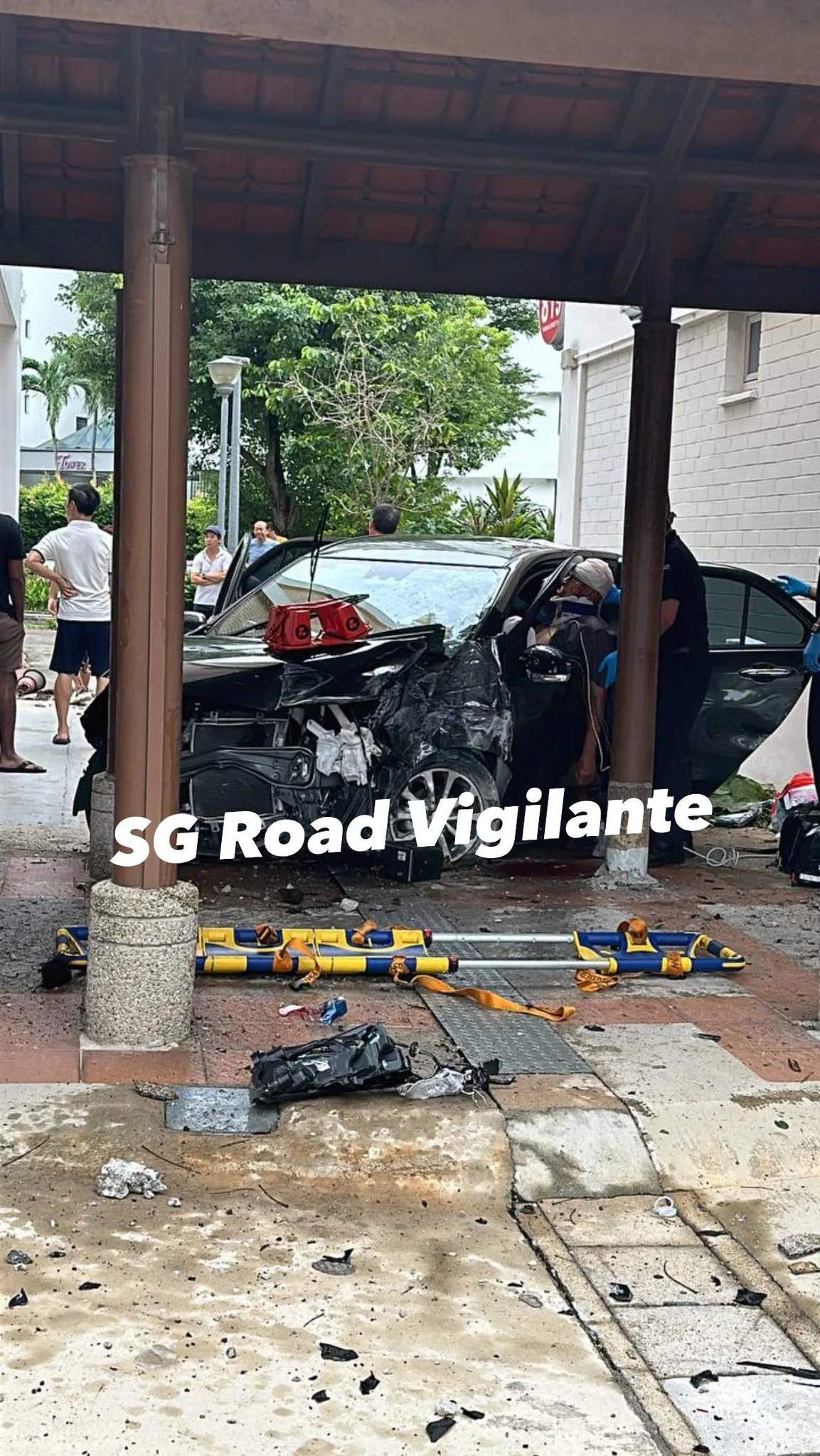 Yishun walkway crash