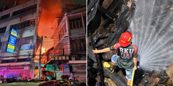 major fire bangkok chinatown 1