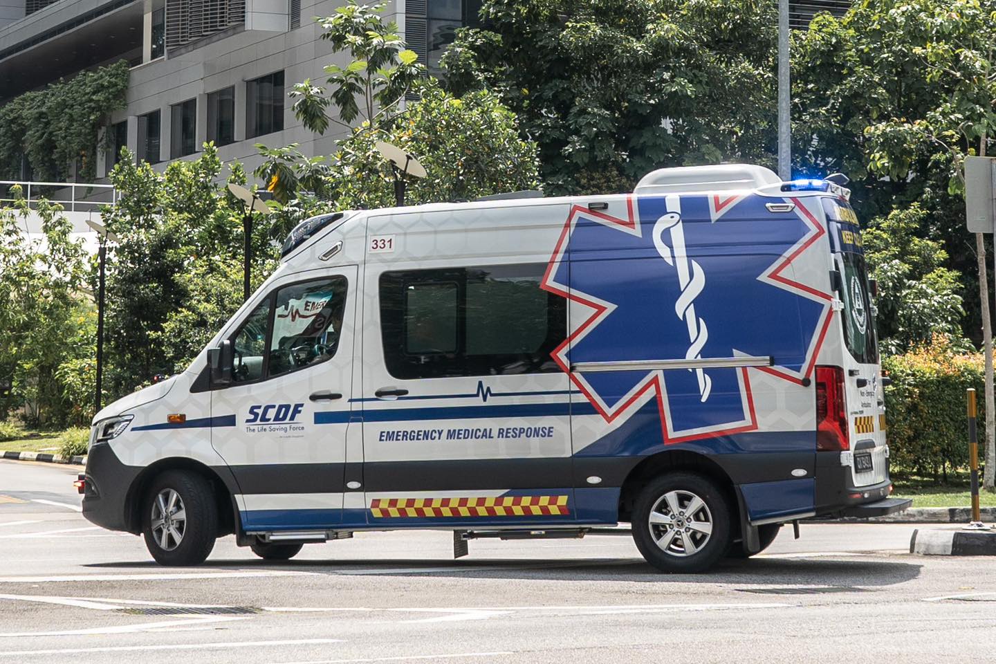 SCDF ambulance response