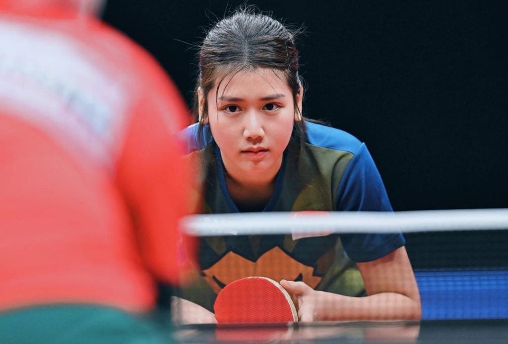 22yearold national table tennis player Wong Xinru announces