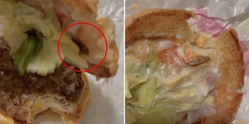 Woman in Taiwan finds cockroach inside McDonald's burger, gets accused ...