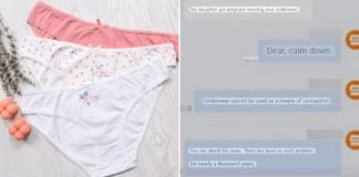 mum blames underwear seller for daughter's pregnancy