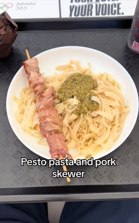 pesto pasta skewer